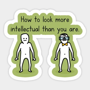 Intellectual imitator Sticker